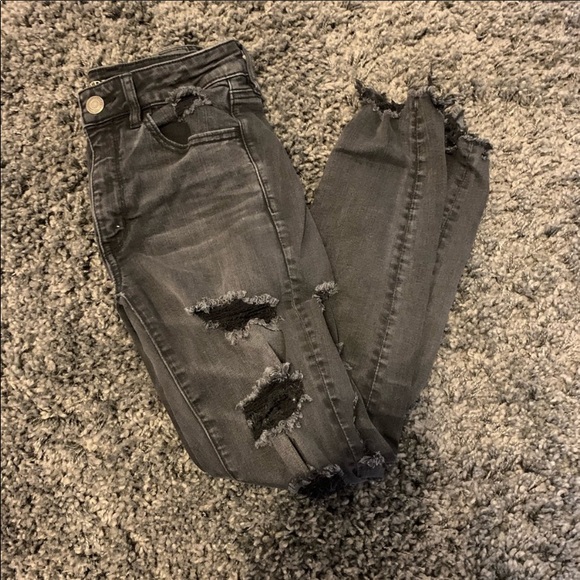 American Eagle Outfitters Denim - Black/ grey american eagle jeans size 6